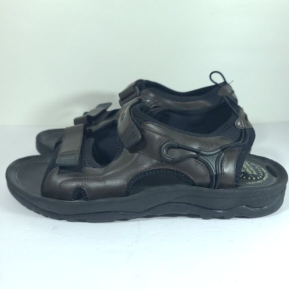 Propet Surf Walker Sandals Brown Men’s Size 14 M (D) Leather Walking Shoes M0002 main image 9